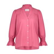 Elegant Olivia Bluse i Pink