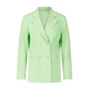 Linned Blazer Klassisk Stil