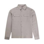 Smart Interlock Overshirt Grå