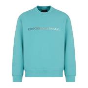 Herre Sweatshirt med Logo Print