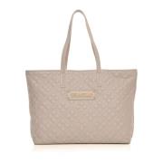 Quiltet Shopper Taske med Logo