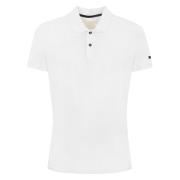 Hvid Teknisk Polo Skjorte Slim Fit