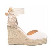 Hvide Raffia Kile Espadriller