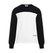 Sort bomuldspullover sweater