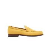 Gule Nubuck Penny Loafers