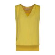 Citron Jacquard Rynket Top