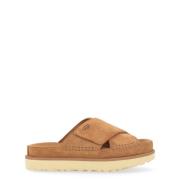 Goldenstar Cross Læder Sandal i Cuoio