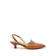 Slingback Læder Cuoio Sandal