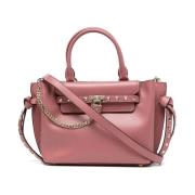 Legacy Pink Læder Satchel Taske