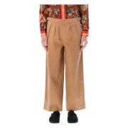 Snap Wide Leg Pants