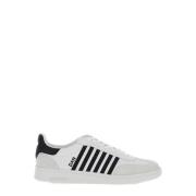 Hvide Sneakers Vitello+Crosta Bianco+Nero