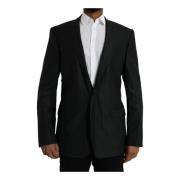 Sort Uld Blazer Slim Fit