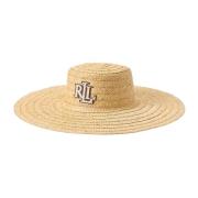 Kvinders Straw Sun Hat Beige