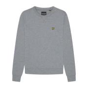 Klassisk Crew Neck Sweatshirt Mid Grey