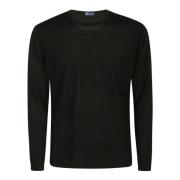 Merino Uld Langærmet Rundhals T-shirt