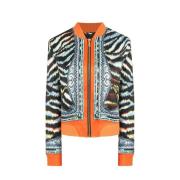 Zebra Print Rock and Roll Bomber