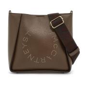 Perforeret Logo Crossbody Taske