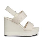 Beige Flad Kile Sandal Webbing