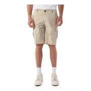 Cargo Bermuda shorts med skjult lukning