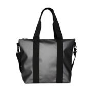 Metallic Grey Tote Bag Mini W3 97