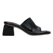 Sort Blokhæl Mules - Elegant Stil