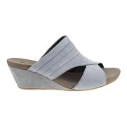 Lavendel Nubuck Kvinders Sandal Kiler