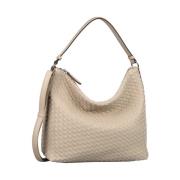 Emilia Cross Body Taske i Beige