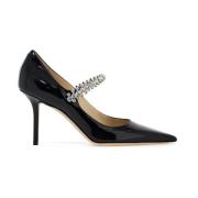 Krystalrem Bing Patent Læder Pumps