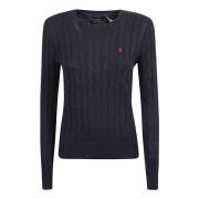 Navy Cable Strik Sweatshirt