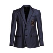 Klassisk Denim Blazer Jakke