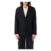 Sort Power Blazer Jakke