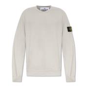 Sweatshirt med logo patch