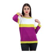 Farveblok Jersey Top