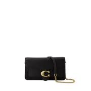 Tabby Chain Crossbody Clutch - Læder - Sort