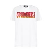 Herre Bomuld Logo Print T-shirt