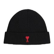 Logo Uld Beanie Varmt Materiale