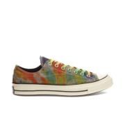 Tie Dye Plaid Sneakers