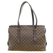 Pre-owned Canvas louis-vuitton-tasker