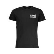 Sort T-shirt med Print Logo