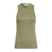 Ærmeløs Jersey Tank Top Grøn