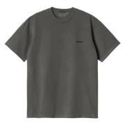 Broderet Logo Bomulds T-shirt