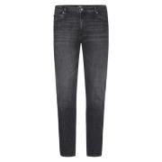 Logo Applique Slim-fit Jeans