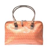 Pre-owned Stof fendi-tasker