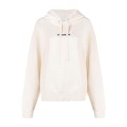 Logo Sweatshirt i Dune Bomuld Terry