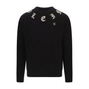 Sort Uld Cashmere Crew-Neck Sweater