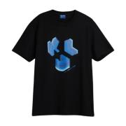 Herre 3D Monogram Regular T-Shirt