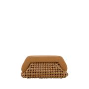 Karamel Knuder Clutch Taske Vegansk Stof