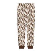 Begrænset udgave Web Print Jogging Pant Brun