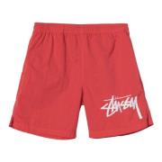 Begrænset udgave Stussy vand shorts rød