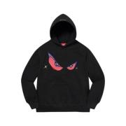 Begrænset udgave Eyes Hooded Sweatshirt Sort